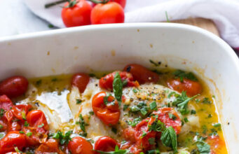 Cod with Tomato And Herb Butter