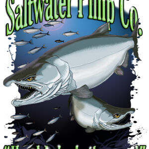 The Hookin' Coho Long sleeve T