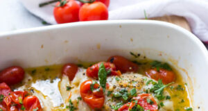 Cod with Tomato And Herb Butter